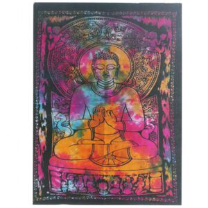 Bawełniana dekoracja ścienna – Spokojny Budda