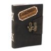 Skórzany Notes Czarna Spowiedź z Zamkiem 18x13 cm - obrazek 4
