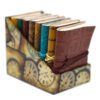 Mini Skórzany Notes Mix 10x7,5 cm - 1 sztuka - obrazek 4