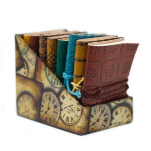 Mini Skórzany Notes Mix 10x7,5 cm - 1 sztuka