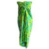 Sarong Bali z Odbitką Blokową - Orchidee (4 Różne Kolory)