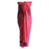 Sarong Bali z Odbitką Blokową - Tropikalny (4 Różne Kolory)