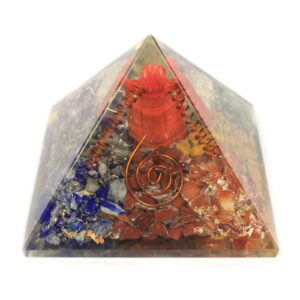 Duża Piramida Orgonitowa 70 mm – Ganesh
