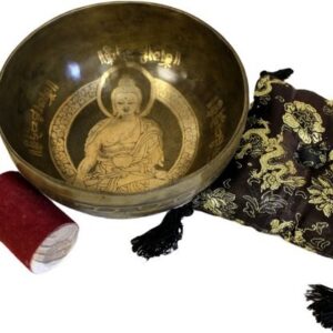 Złoty Budda z Mosiądzu – Zestaw Specjalny Misy