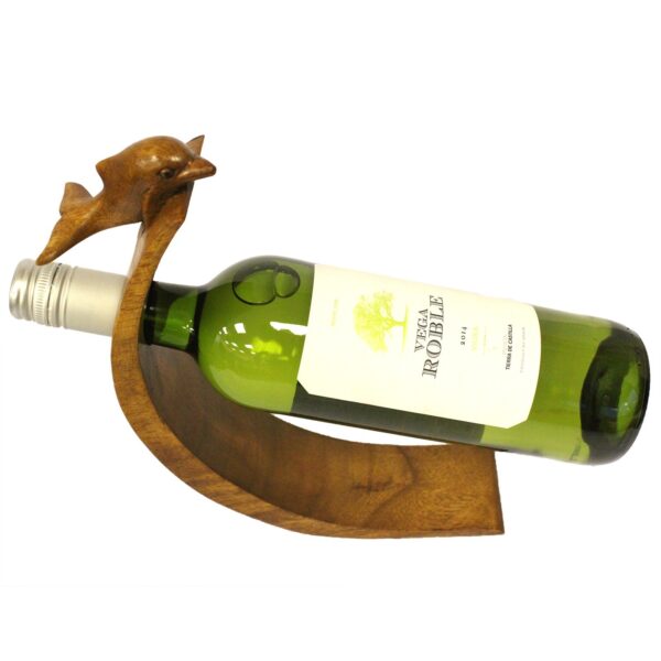 Stojak na wino balansujący – Delfin - obrazek 3