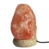 Naturalna solna lampa USB wysokiej jakości – 11,5 cm (białe światło)