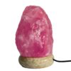 Naturalna solna lampa USB wysokiej jakości – 11,5 cm (wielokolorowe światło) - obrazek 2