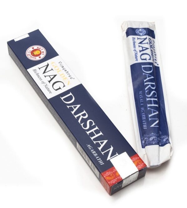 Kadzidła Golden Nag 15g – Darshan - obrazek 2