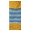 Bawełniany dywan indyjski – 70x170 cm – Żółty / Niebieski