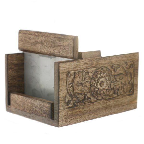 Antyczny nóż do krojenia mydła z drewna mango