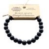 Bransoletka Intencji – Agat czarny
