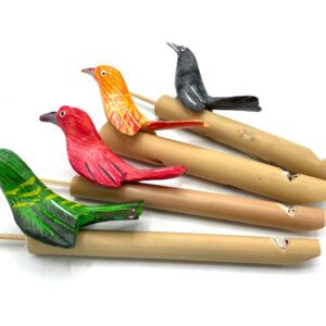 Drewniany gwizdek ptasi