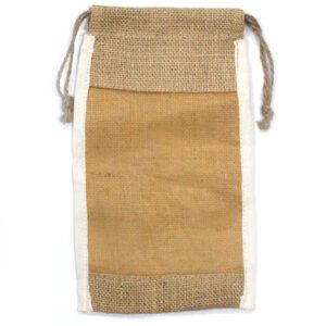 Duży Prany Woreczek Jutowy – 26×15 cm