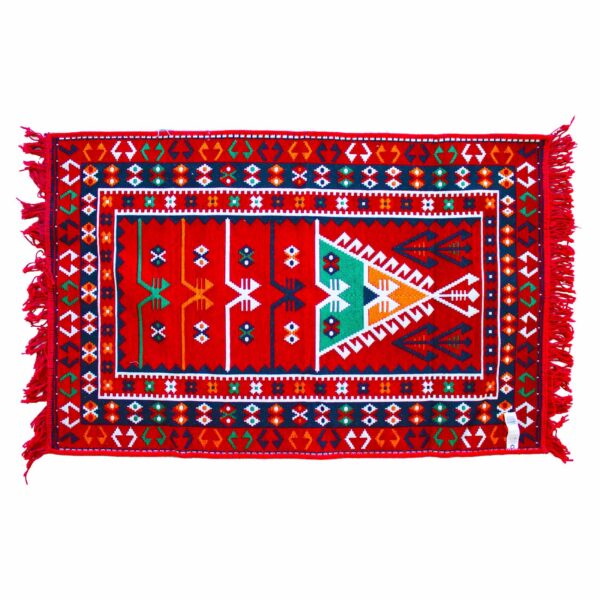 Dywan Kilim 125×80 cm – Czerwony