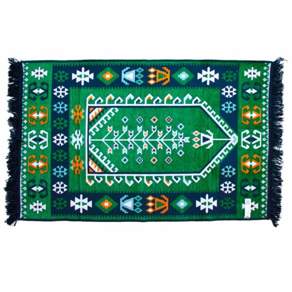 Dywan Kilim 125×80 cm – Zielony