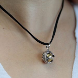 Dzwoneczek Anielski Srebrny – Dobrobyt – 16 mm