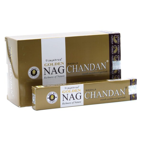 Kadzidła Golden Nag 15g – Chandan