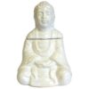 Kominek do olejków Siedzący Buddha – Biały