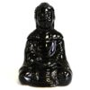 Kominek do olejków Siedzący Buddha – Czarny