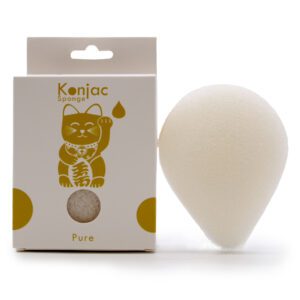 Konjac – gąbka w kształcie łezki – naturalna – do skóry wrażliwej