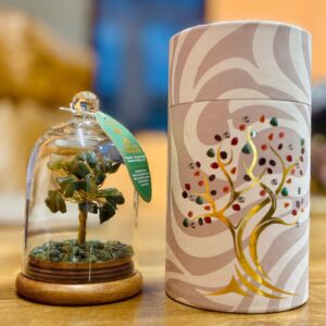 Kopułowy Ogród Kamieni Szlachetnych – Zielony Awenturyn – 30 kamieni