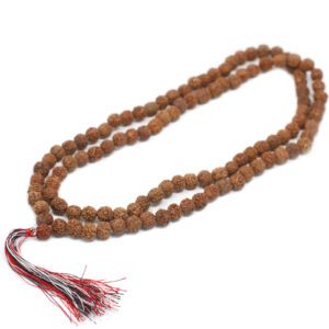 Mala Rudraksha 108 koralików – Naturalna