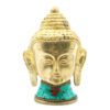 Mosiężna figura Buddy – Duża głowa – 11,5 cm