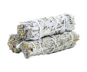 Pęk do okadzania – Biała Szałwia i Niebieskie Zioła 10 cm