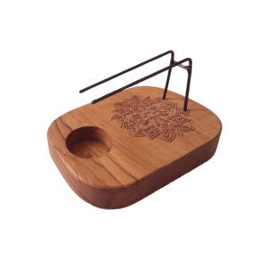 Podgrzewacz Palo Santo – Drewno Teakowe – Wzór Mandala