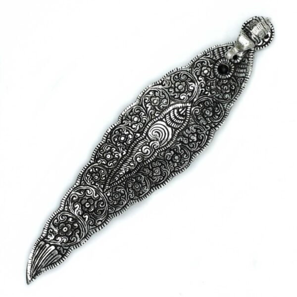 Polerowana Aluminiowa Podstawka – Długi Słoń 20 cm