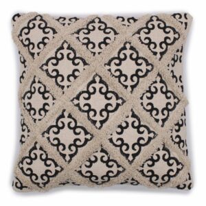 Poszewka na poduszkę Classic – Luksusowy krzyżowy wzór i nadruk – 45×45 cm
