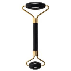 Roller do Twarzy z Kamienia – Obsydian Czarny