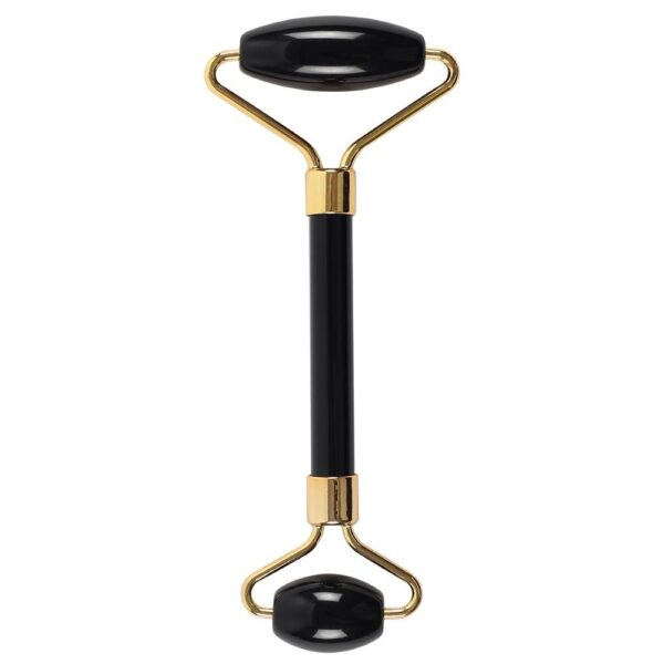 Roller do Twarzy z Kamienia – Obsydian Czarny