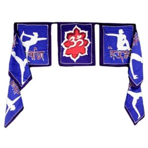 Siedem flag – Pozycje jogi 7x(32×23 cm)