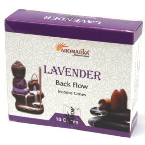 Stożki kadzideł Aromatica Backflow – Lawenda