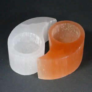 Świecznik z Selenitu – Yin Yang