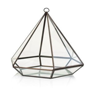 Szklane terrarium – Duży Diament