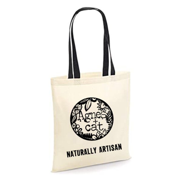 Torba Bawełniana Agnes and Cat 6oz – 35×30 cm – Naturally Artisan