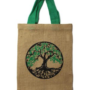 Torba Jutowa – Mistyczne Wzory – Drzewo Życia