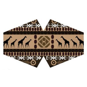 Wielorazowa Maseczka Modowa – Afrykański Tribal (Dorosły)