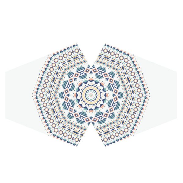 Wielorazowa Maseczka Modowa – Aztecki Tribal (Dorosły)