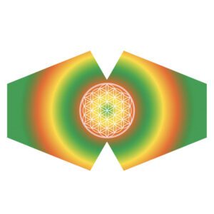 Wielorazowa Maseczka Modowa – Kwiat Życia (Dorosły)