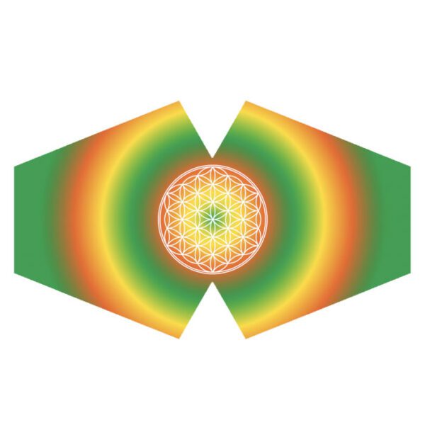 Wielorazowa Maseczka Modowa – Kwiat Życia (Dorosły)