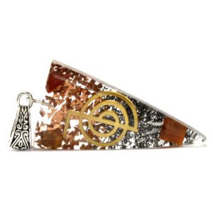 Wisiorek Orgonitowy – Punkt Trzech Metali