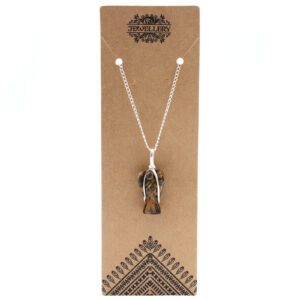 Wisiorek z kamienia – Anioł Stróż – Tygrysie oko