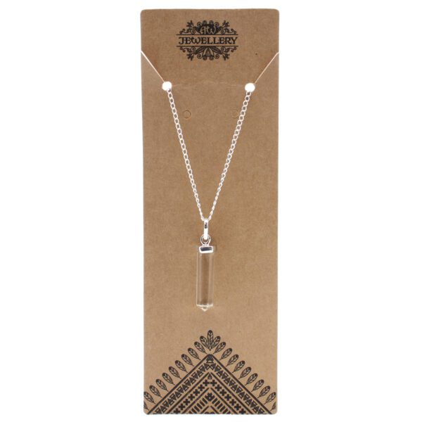 Wisiorek z kamienia – Klasyczny szpic – Kwarc górski