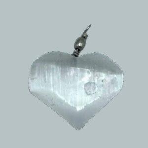 Wisiorek z selenitu – Serce