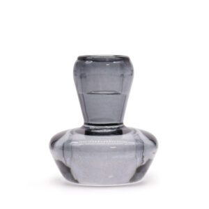 Zestaw 2 Grzybowych Świeczników Flip na Świece Stołowe/Podgrzewacze – Szary Północny