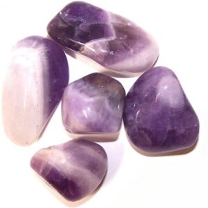Zestaw 24 L Oszlifowanych Kamieni – Ametyst Pasiasty