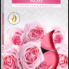 Zestaw 6 Pachnących Podgrzewaczy – Róża